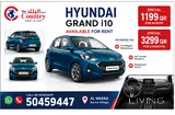 Hyundai Grand i10 - 2023 Model | 1199 QR/Monthly